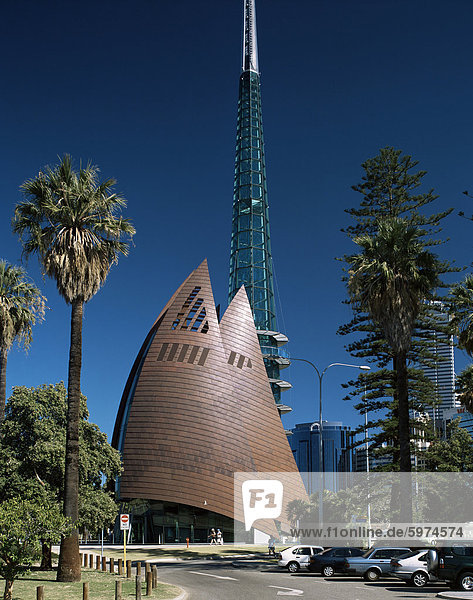 Swan Bells tower  Perth  Western Australia  Australia  Pacific