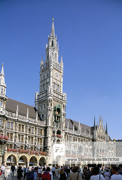 Rathaus  München  Bayern  Deutschland  Europa
