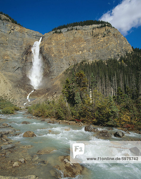 Takkakaw Falls  Yoho Valley  Yoho Nationalpark  Rocky Mountains  British Columbia  Kanada