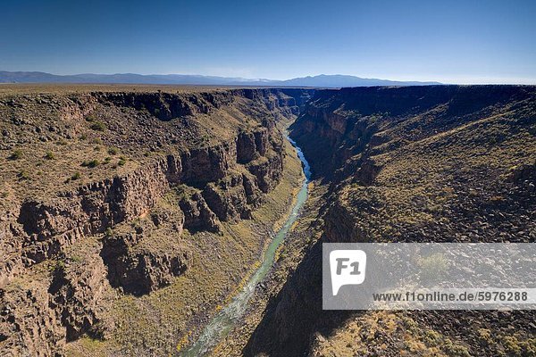 Rio Grande Gorge Bridge In Der Nahe Von Taos New Mexico Vereinigte Staaten Von Amerika Nordamerika