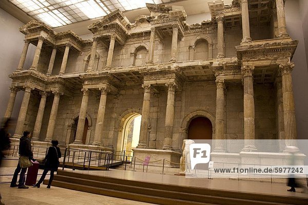 Das Markttor von Milet im Pergamonmuseum  Berlin  Deutschland  Europa