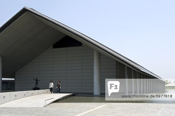 Zeitgenössische Architektur des Sagawa Art Museum in Moriyama  Shiga Präfektur  Japan  Asien