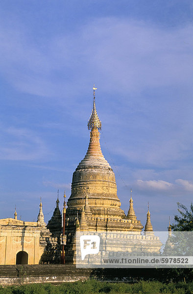 Buddhistische Tempel  Bagan (Pagan) Ausgrabungsstätte  Mandalay-Division  Myanmar (Birma)  Asien