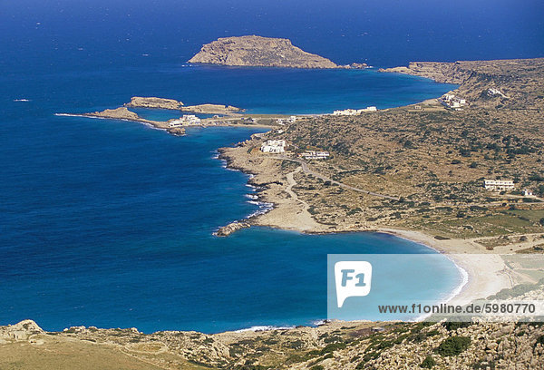 nahe Europa Ostküste Ansicht Dodekanes Luftbild Fernsehantenne Griechenland Karpathos
