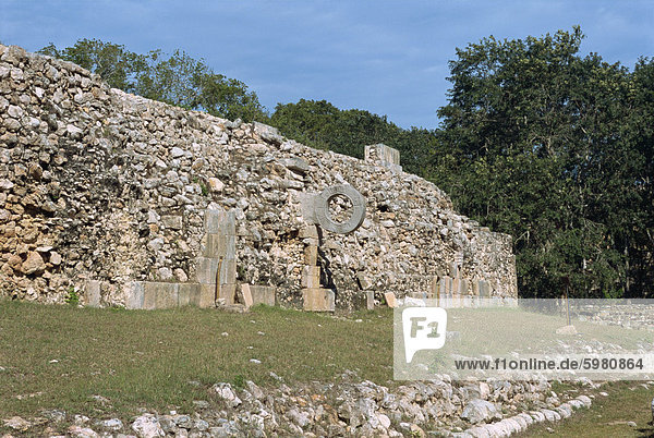 Kugel Gericht  Uxmal  UNESCO World Heritage Site  Yucatan  Mexiko  Nordamerika