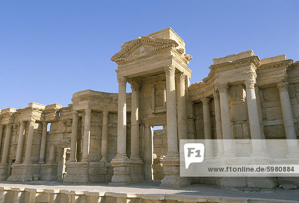 Theater  Ausgrabungsstätte  Palmyra  UNESCO Weltkulturerbe  Syrien  Naher Osten