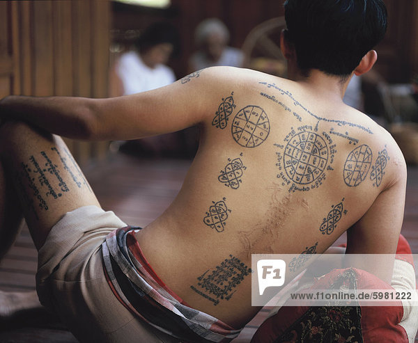Tattoo  northern Thailand  Southeast Asia  Asia