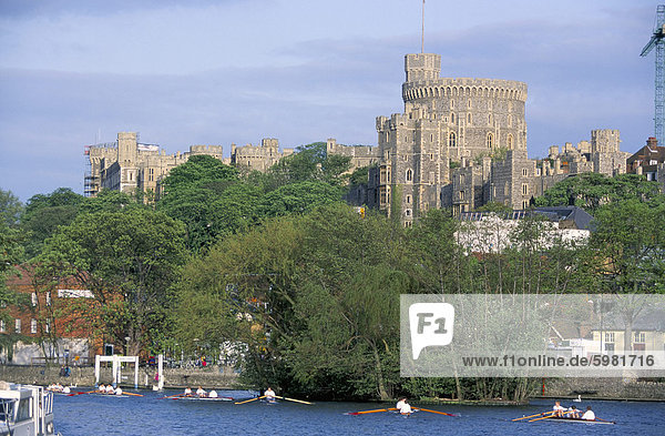 Schloss Windsor  Grafschaft Berkshire  England  Großbritannien  Europa