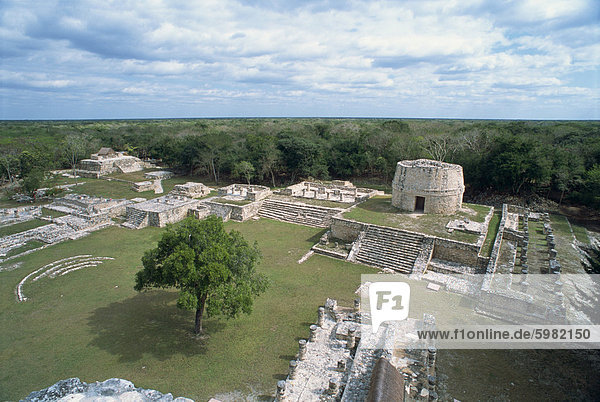 Mayapán  ehemalige Maya Hauptstadt nach Sturz von Chichen Itza  Yucatan  Mexiko  Nordamerika