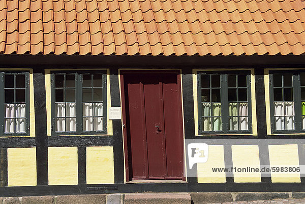Detail Details Ausschnitt Ausschnitte Europa Wohnhaus klein Dänemark Fassade Hausfassade Christ Skandinavien