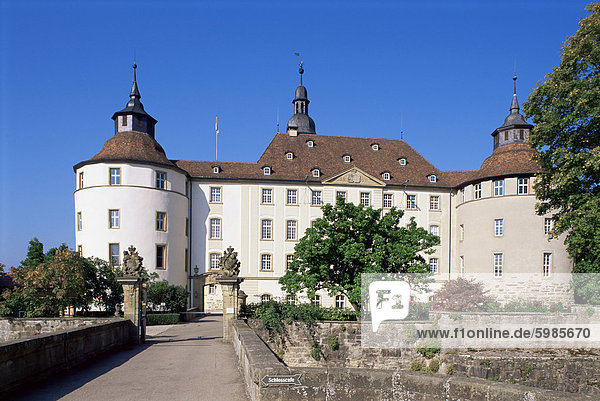 Schloss  Langenburg  Baden-Württemberg  Deutschland  Europa