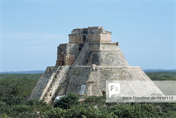 Uxmal  UNESCO World Heritage Site  Yucatan  Mexiko  Nordamerika