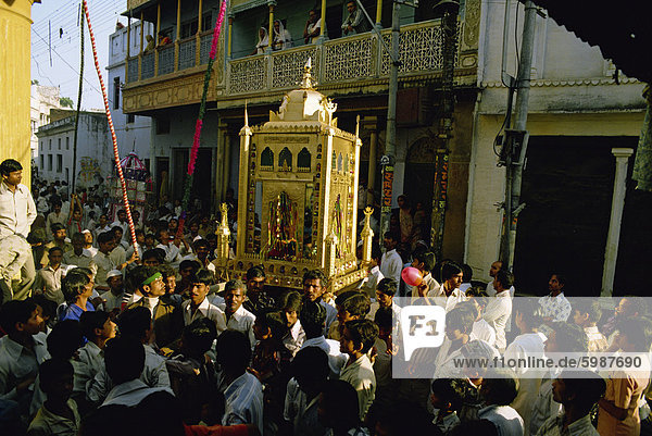 Muslim festival of Mukkram  India  Asia