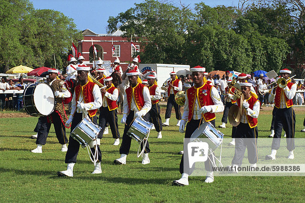 Band von der Westindien Regiment  Barbados  Antillen  Karibik  Mittelamerika