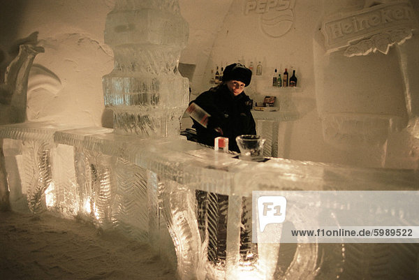Smirnoff Ice Bar  Eishotel  Québec  Québec  Kanada  Nordamerika