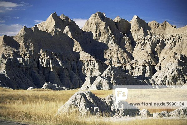 Teil des Geschäftsbereichs Norden der Badlands National Park  South Dakota  Vereinigte Staaten von Amerika  Nordamerika