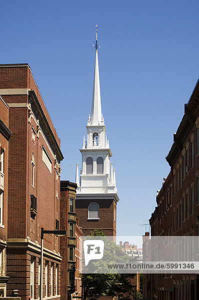 Old North Church  Nordende  Boston  Massachusetts  Neuengland  Vereinigte Staaten von Amerika  Nordamerika