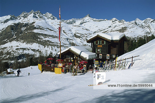 Zermatt ski resort  Switzerland  Europe