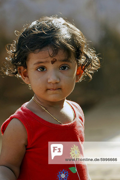Ein Mädchen Kind  Indien  Asien