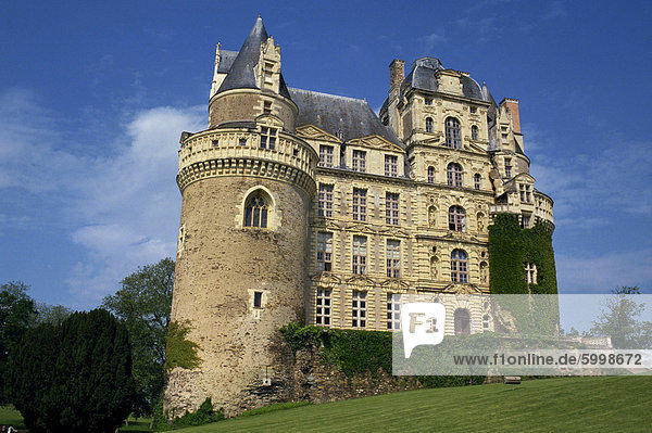 Château de Brissac  Brissac-Quitte  südlich von Angers im Pays De La Loire  Frankreich  Europa