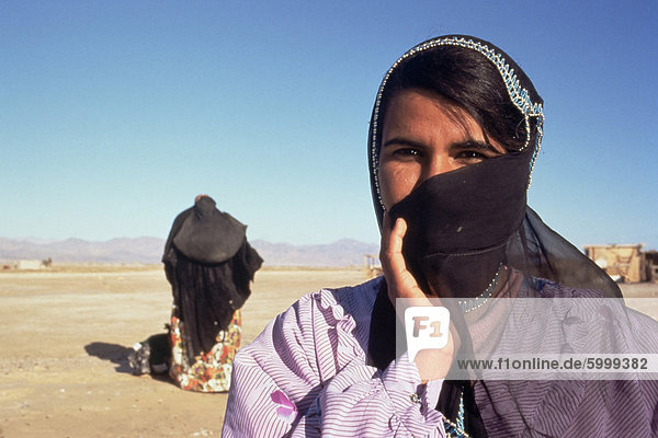 Junge Beduinen Frau  Sinai  Ägypten  Nordafrika  Afrika