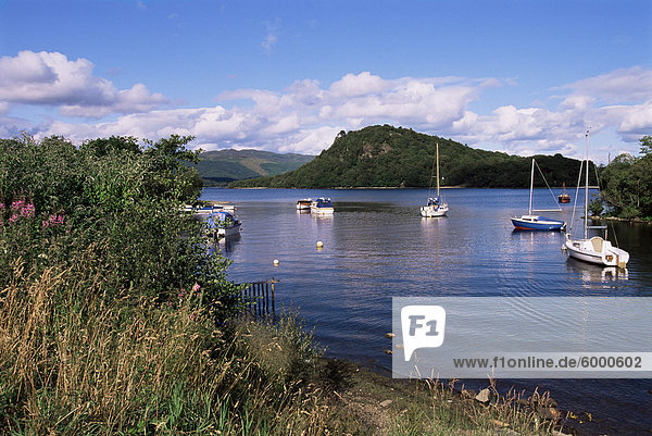 Loch Lomond Trossachs Strathclyde Schottland Vereinigtes Königreich Europa