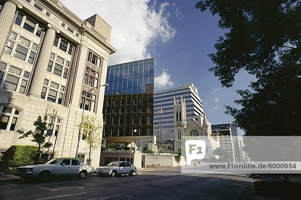 Alte und neue Gebäude Innenstadt in der Landeshauptstadt Austin Texas Vereinigte Staaten von Amerika (U.S.A.) Nordamerika