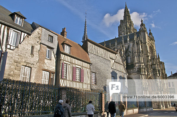 Frankreich Europa Kirche Jahrhundert Normandie