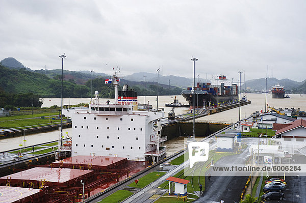 Miraflores Locks  Panamakanal  Panama City  Panama  Mittelamerika
