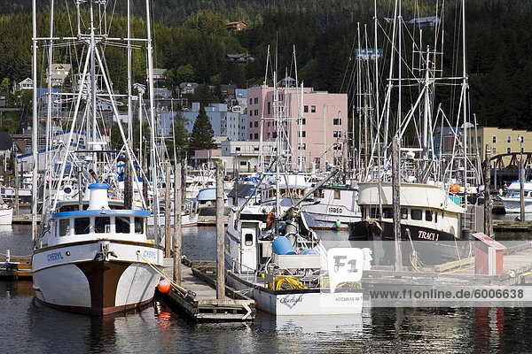 Thomas Becken Bootshafen in Ketchikan südöstlichen Alaska USA Nordamerika
