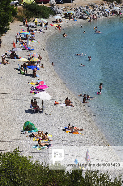 Panormos Beach  Skopelos  Sporades Inseln  griechische Inseln  Griechenland  Europa