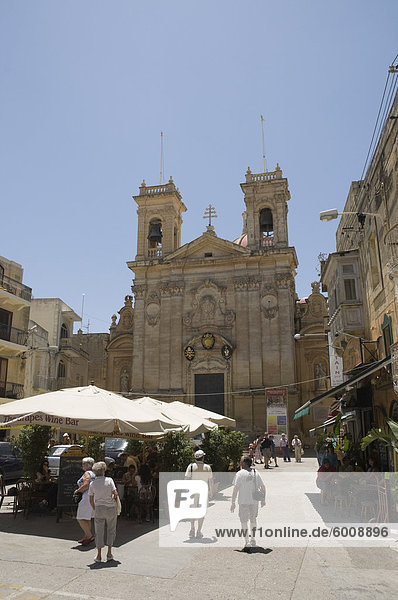 St. George's Basilica  Victoria (Rabat)  Gozo  Malta  Europa