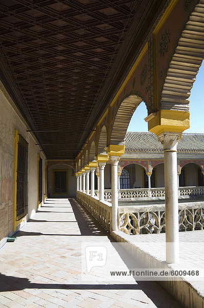 Casa de Pilatos  Viertel Santa Cruz  Sevilla  Andalusien  Spanien  Europa