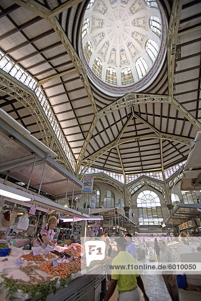 Mercado Central (Markt)  Valencia  Spanien  Europa