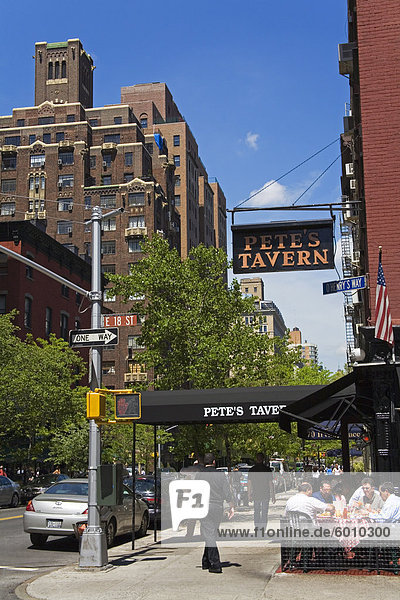 Petes Tavern in Irving Place  Gramercy Park District  Midtown Manhattan  New York City  New York  Vereinigte Staaten  Nordamerika