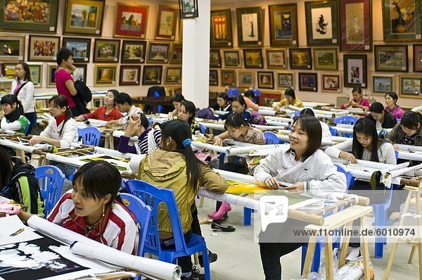 Government painting school  Hanoi  Vietnam  Indochina  Southeast Asia  Asia