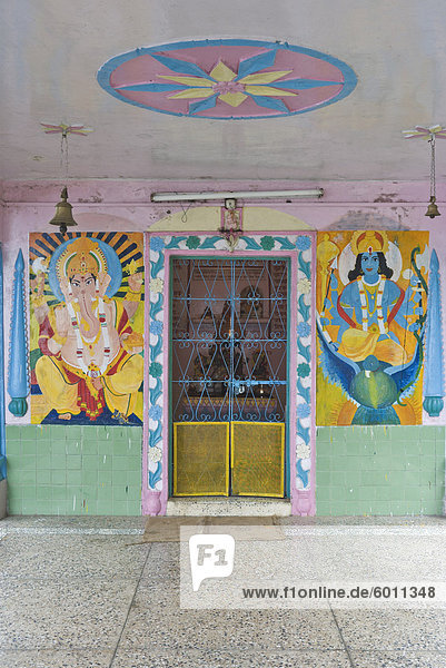 Hindu-Tempel  McLeod Ganj  Dharamsala Himachal Pradesh Zustand  Indien  Asien