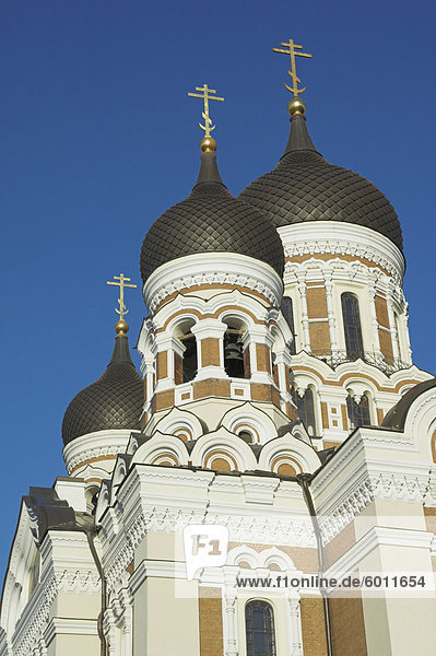 Alexander Nevsky Cathedral  Russisch-Orthodoxe Kirche  Toompea Hill  Tallinn  Estland  Baltikum  Europa