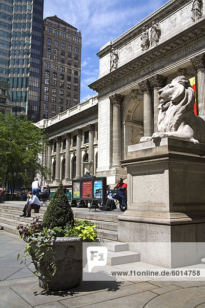 New York Public Library Midtown Manhattan New York City New York United States of America North America
