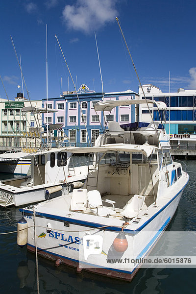 Boats at the Careenage  Bridgetown  Barbados  West Indies  Caribbean  Central America