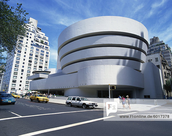 Das Guggenheim-Museum  Manhattan  New York City  Vereinigte Staaten von Amerika  Nordamerika