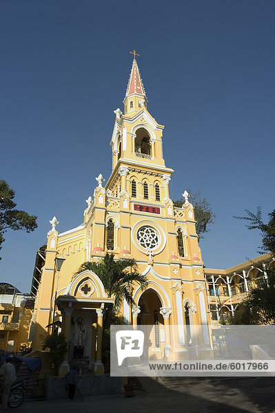St. François Xavier Kirche in Cholon Chinatown  wo Präsident Diem gefangen  während den Staatsstreich in 1963  Ho-Chi-Minh-Stadt (Saigon)  Vietnam  Südostasien  Asien genommen wurde
