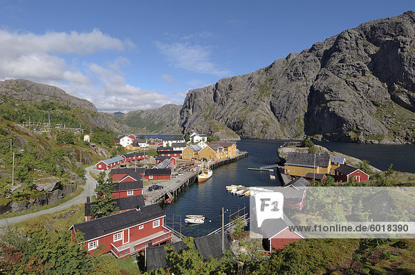 Nusfjord  Flakstadoya  Lofoten Inseln  Norwegen  Skandinavien  Europa