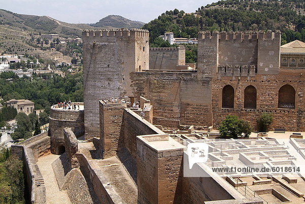 Alhambra  UNESCO Weltkulturerbe  Granada  Andalusien  Spanien  Europa