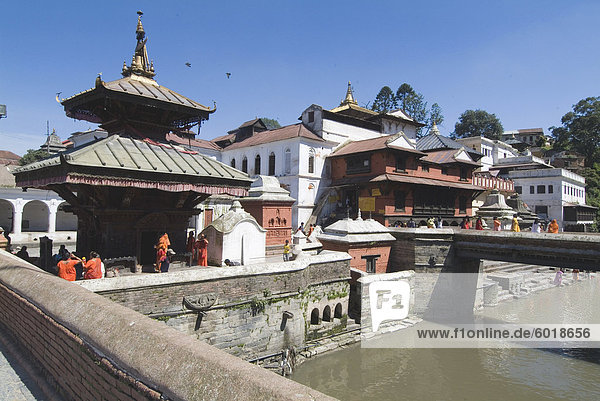 Pashupatinath Tempel  Kathmandu  Nepal  Asien