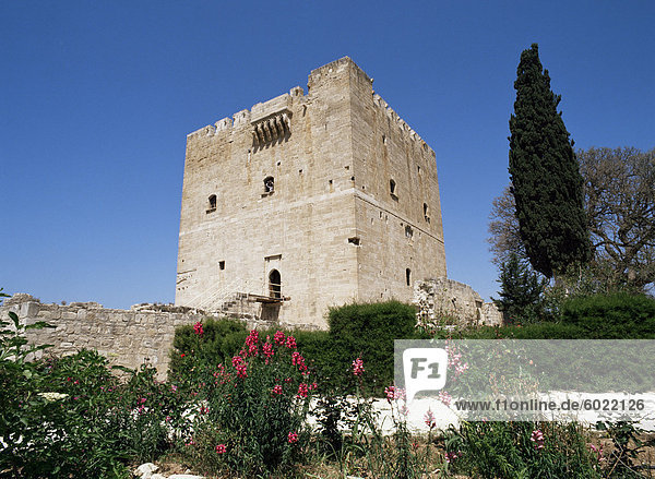Kolossi Burg  errichtet durch die Ritter von St. John 1454  in der Nähe von Limassol  Zypern  Europa