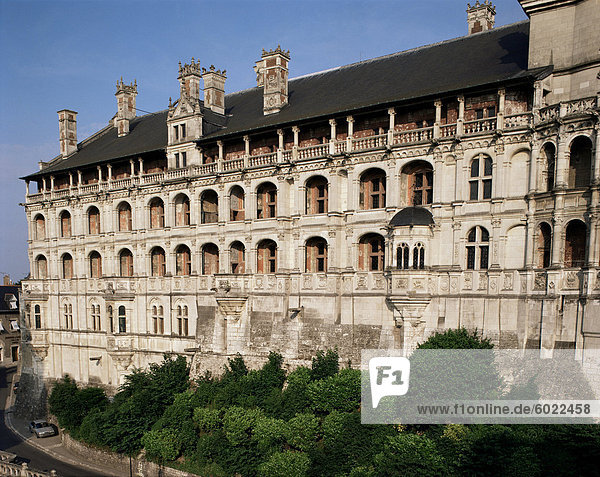 Schloss von Blois  Loir-et-Cher  Centre  Frankreich  Europa