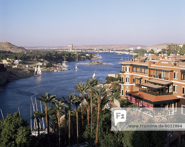 Cataract Hotel und den Nil  Assuan  Ägypten  Nordafrika  Afrika