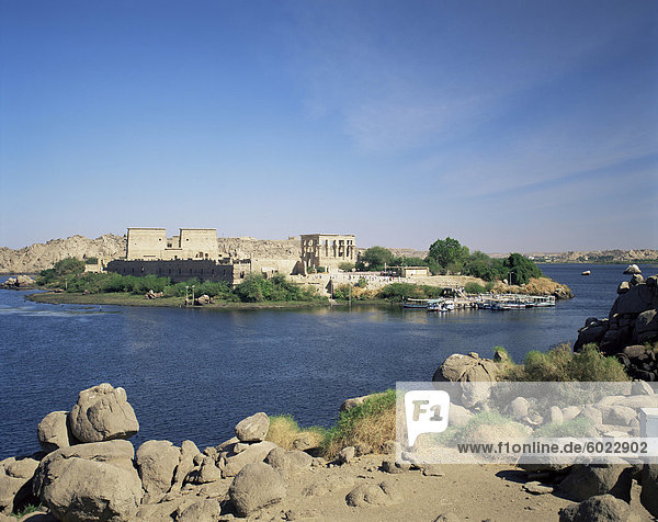 Tempel von Philae  UNESCO World Heritage Site  Ägypten  Nordafrika  Afrika