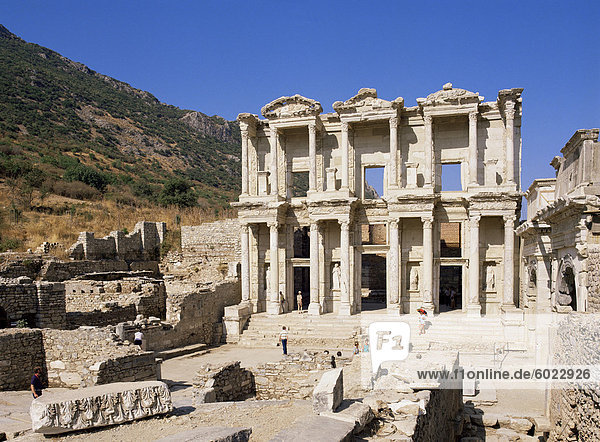 Library of Celsus  Ephesus  Anatolia  Turkey  Asia Minor  Eurasia